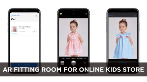 AR Fitting Room For Online Kids Store