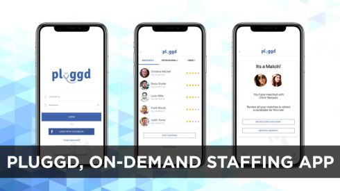 Pluggd, on-demand staffing app