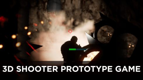 3D shooter prototype game