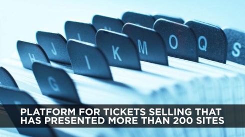 Platform for tickets selling that has presented more than 200 sites