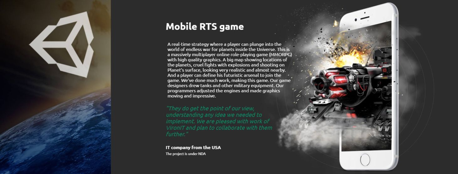 Mobile RTS game